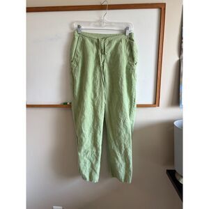 Russ Berens Malibu Linen Pants  Sage Green, Size S